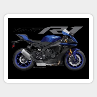 Yamaha R1 19 blue, sl Magnet